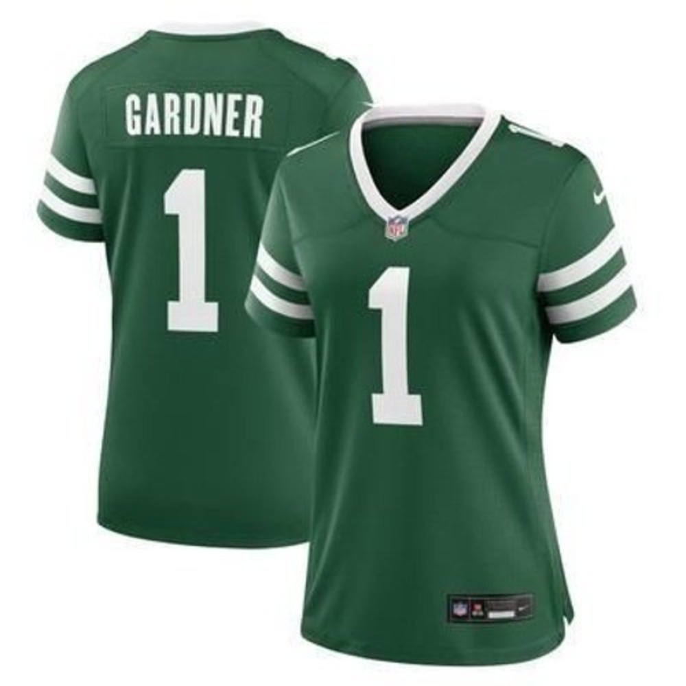 Women's XL Nike Ahmad Sauce Gardner Legacy Green New York Jets Game Jersey